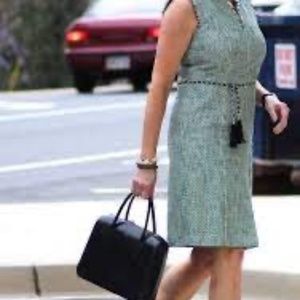 NWT Karl Lagerfeld Paris Tweed Fringe Dress